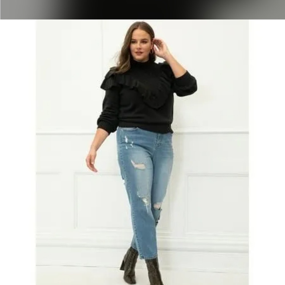 Eloquii Blue Jeans Distressed Ankle-Length Size # 20 NWT plus size